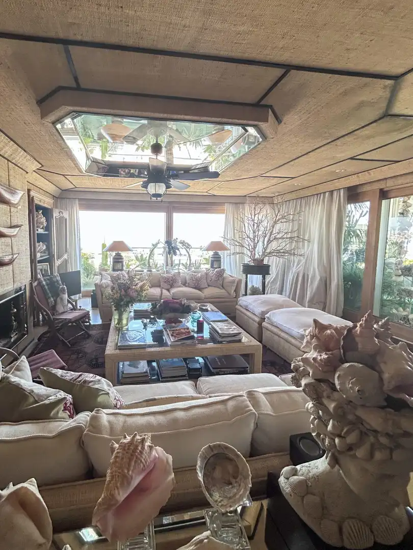 Sala de estar de Ático de alquiler en  Palma de Mallorca con Aire acondicionado, Calefacción y Terraza