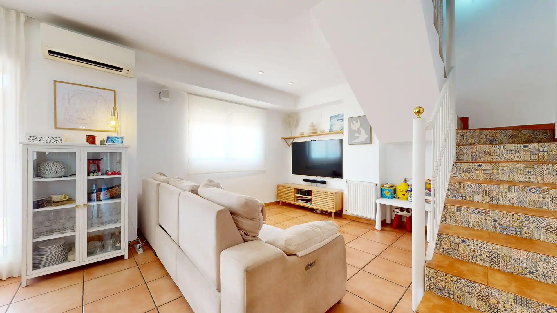 Sala d'estar de Dúplex en venda en Valencia amb Aire condicionat, Calefacció i Jardí privat