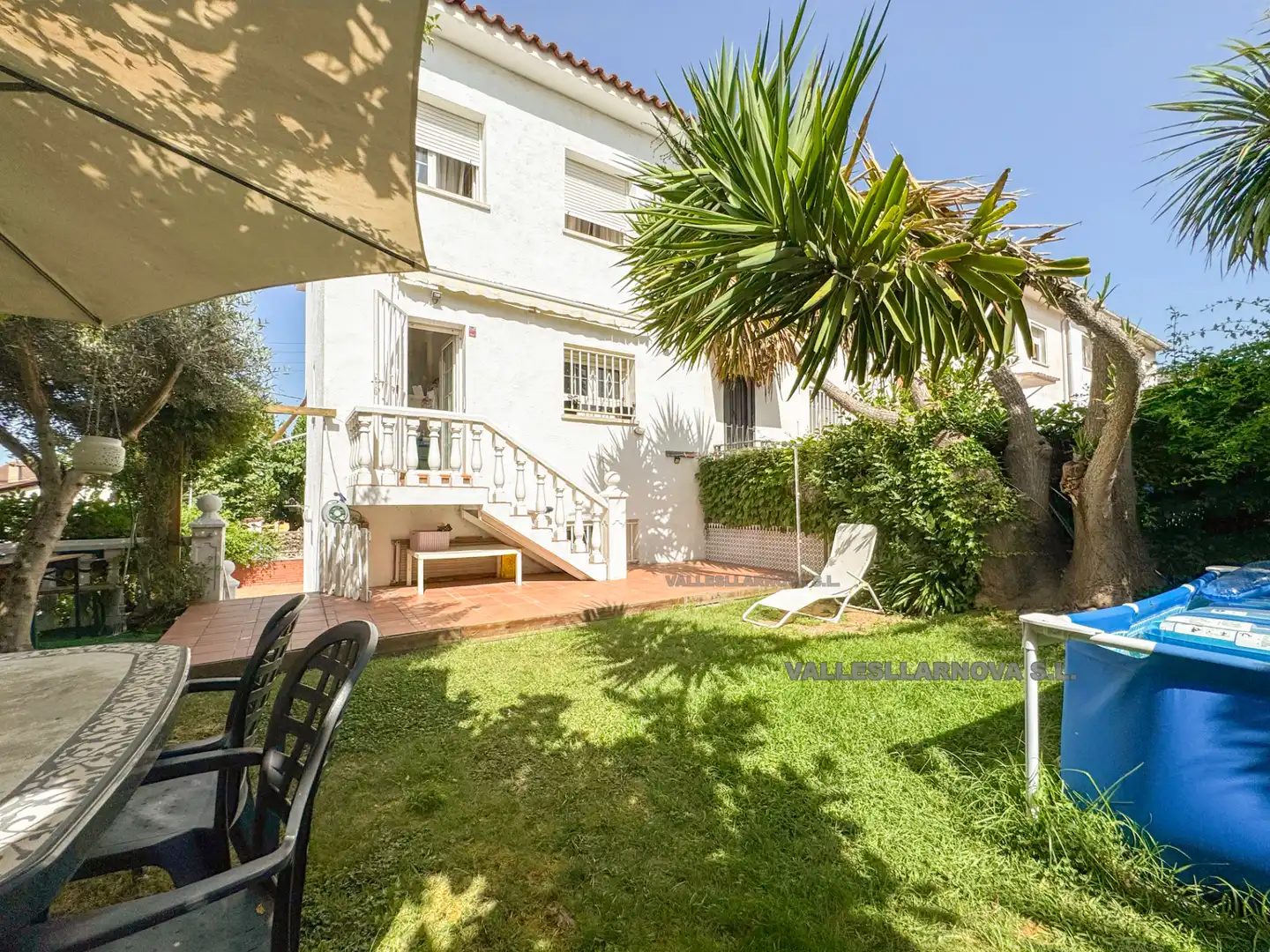 Garden of Houses for sale in Parets del Vallès  with Heating, Private garden and Parquet flooring