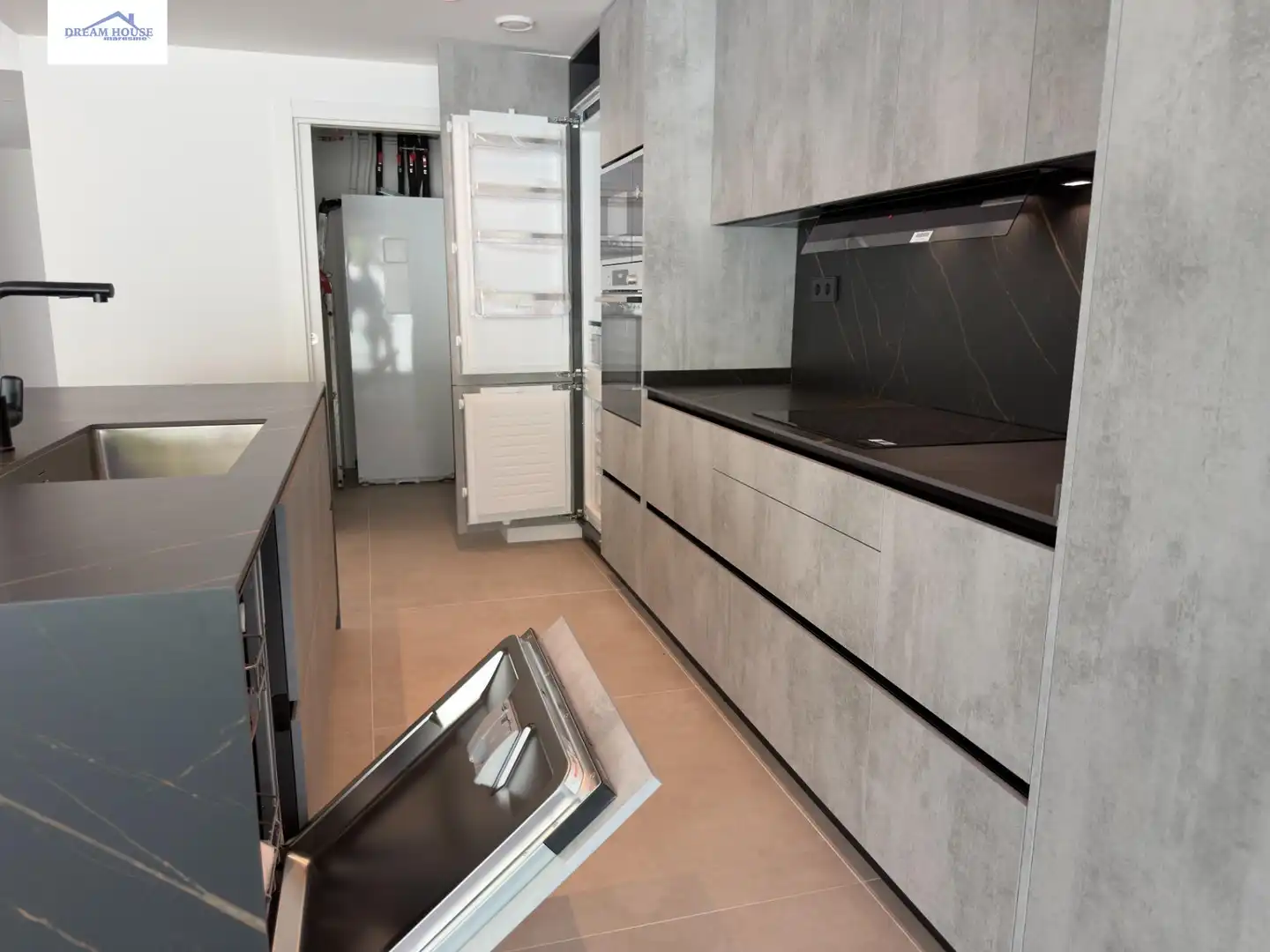 Kitchen of Flat for rent in Alella  with Heating and Community pool