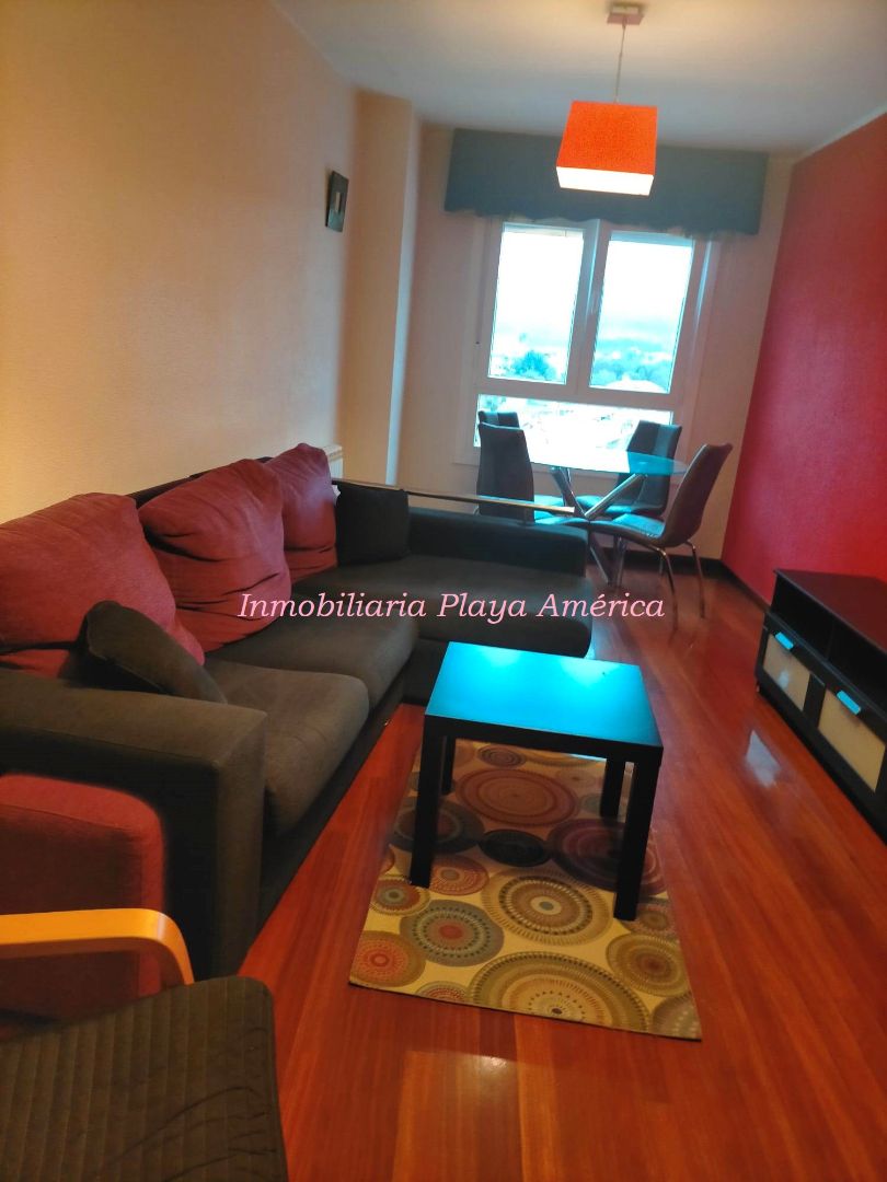 Living room of Flat to rent in Nigrán  with Heating, Storage room and Furnished