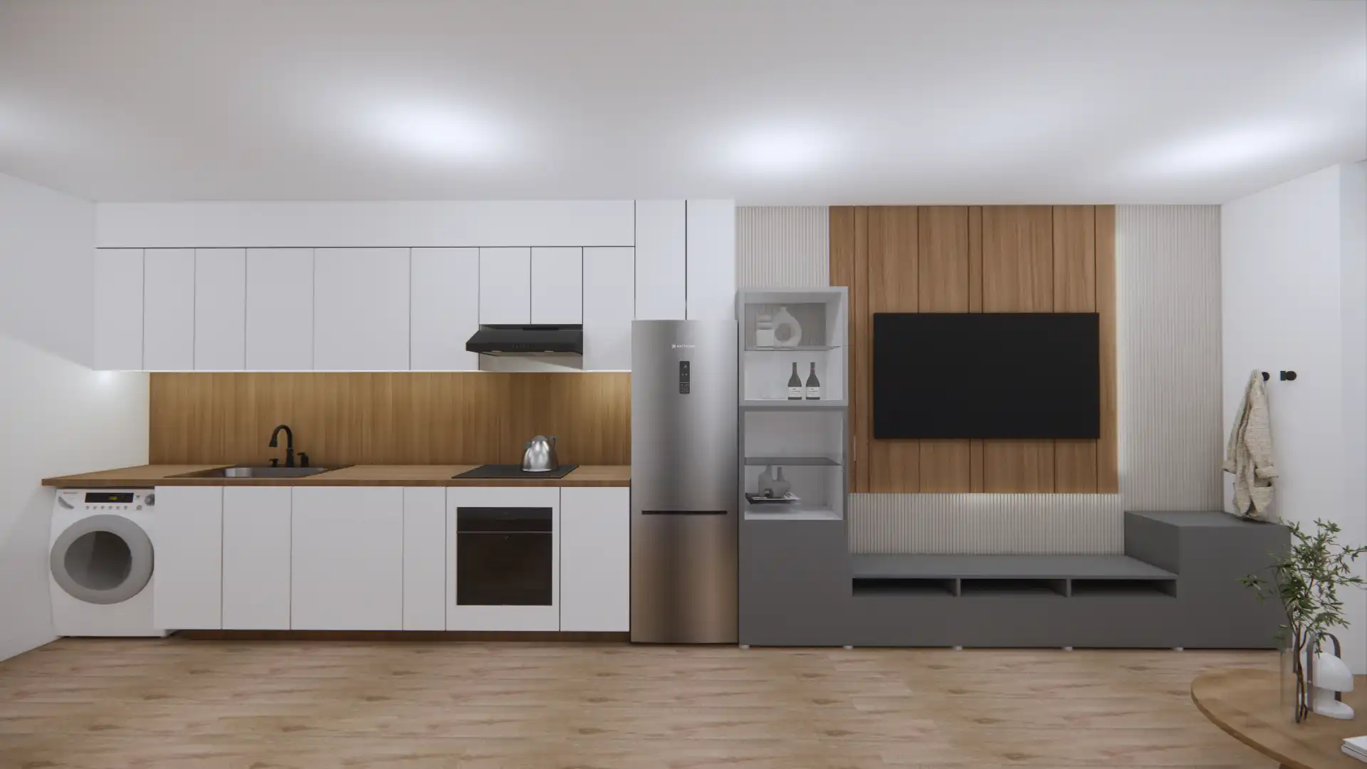 Cocina de Estudio en venta en Mislata con Aire acondicionado, Horno y Lavadora