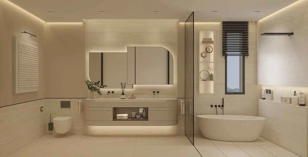 Baño de Planta baja en venta en Marbella con Aire acondicionado, Calefacción y Jardín privado