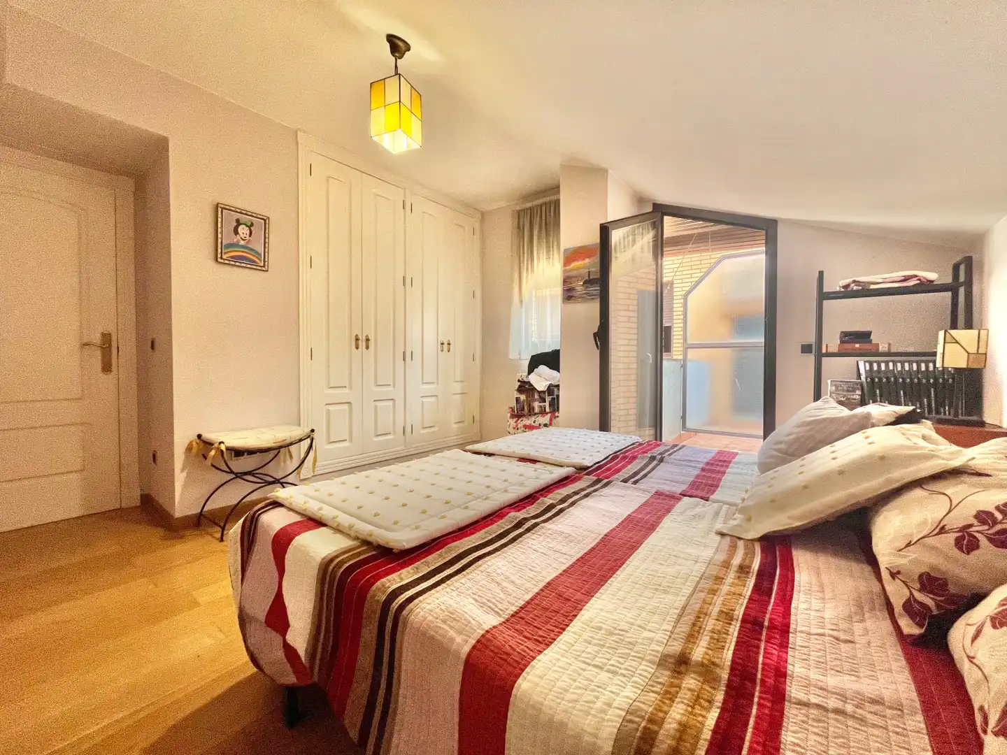 Schlafzimmer von Maisonette zum Verkauf in Zaragoza mit Klimaanlage, Heizung und Parkett
