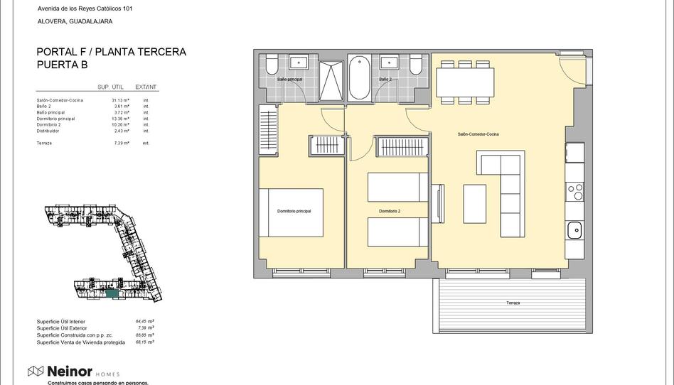 Photo 1 of Flat for sale in   Avenida Camino las Fuentes, Alovera, Guadalajara