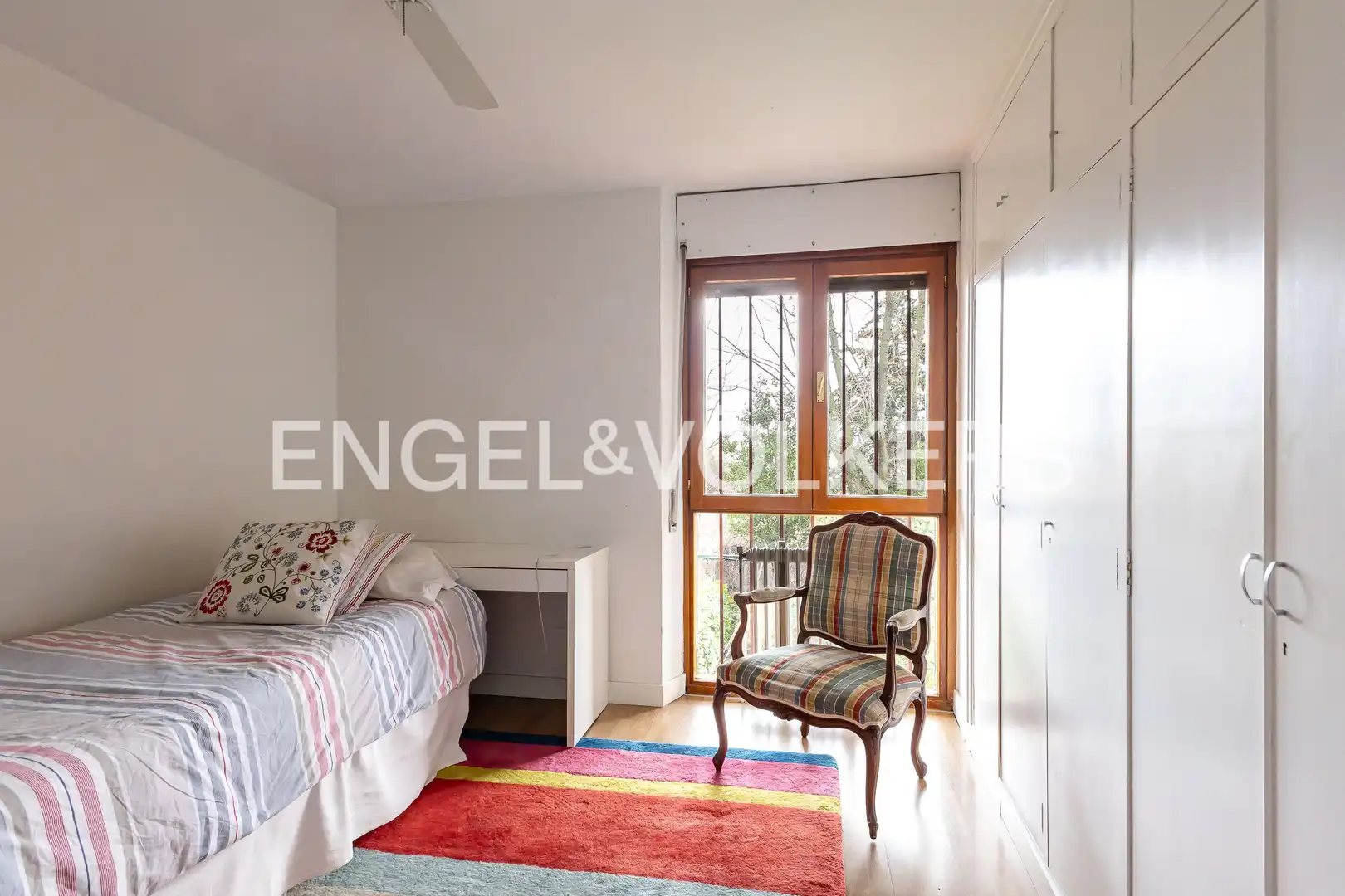 Bedroom of Country homes for rent in Madrid  with Air Conditioner, Heating and Private garden