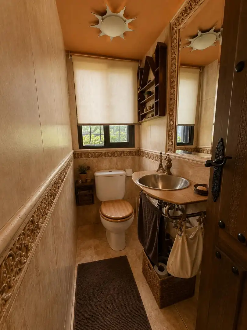 Bathroom of Detached homes for sale in Torrejón de la Calzada  with Air Conditioner, Heating and Private garden