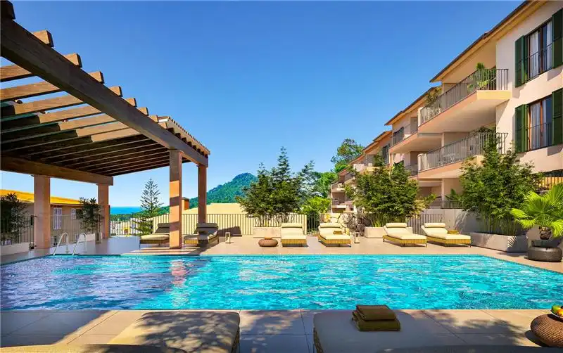 Piscina de Dúplex en venta en Capdepera con Aire acondicionado, Calefacción y Terraza
