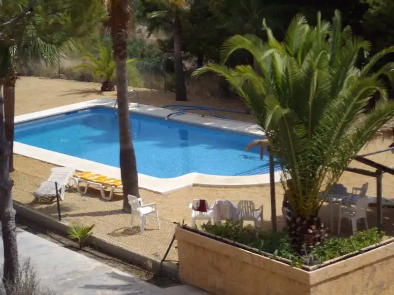 Piscina de Finca rústica en venta en La Nucia con Aire acondicionado, Jardín privado y Terraza