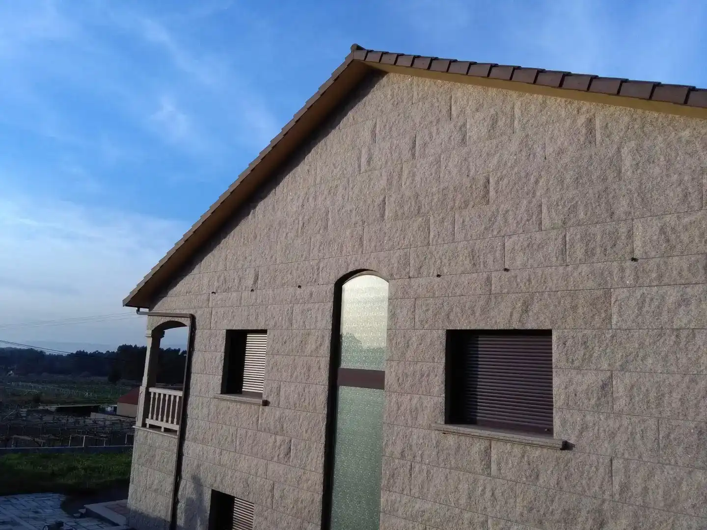 Vista exterior de Casa o xalet en venda en Cambados amb Balcó