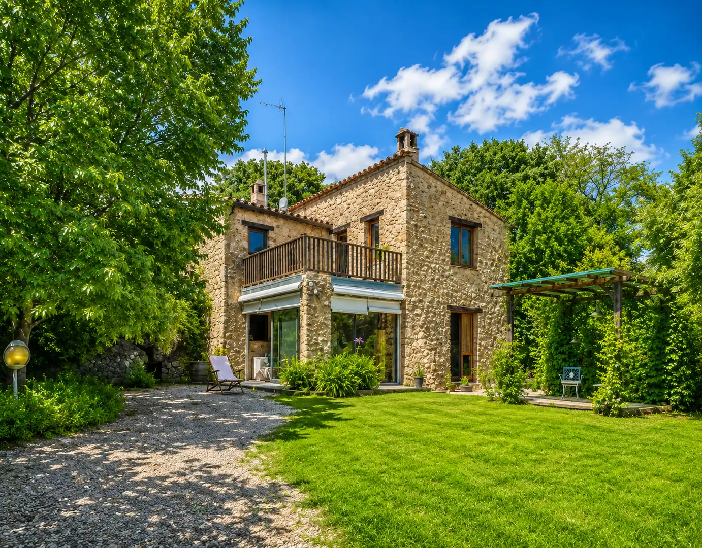 Garden of Country homes for sale in Cistella  with Air Conditioner, Heating and Furnished