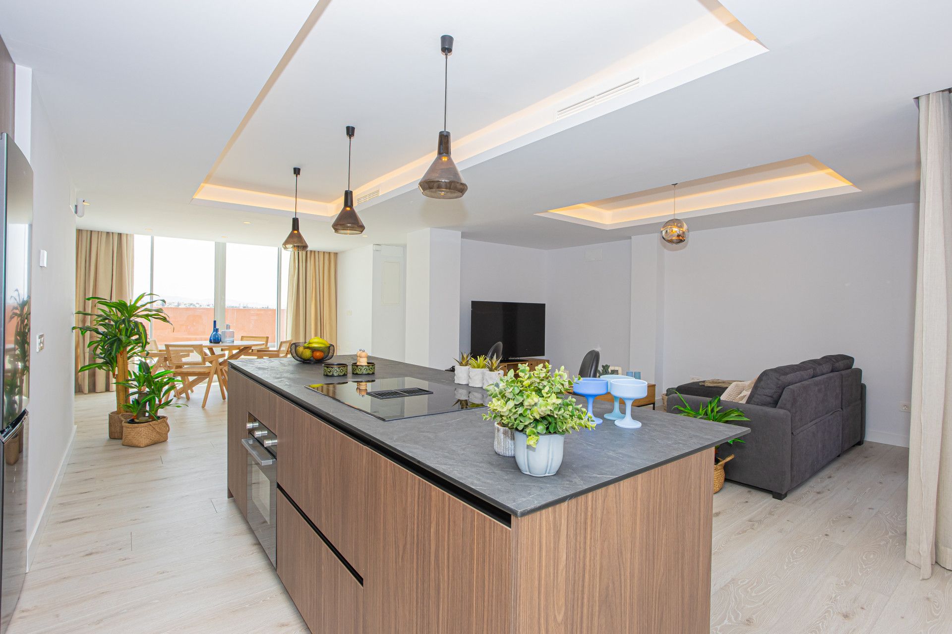 Kitchen of Attic for sale in Marbella  with Air Conditioner, Terrace and Storage room