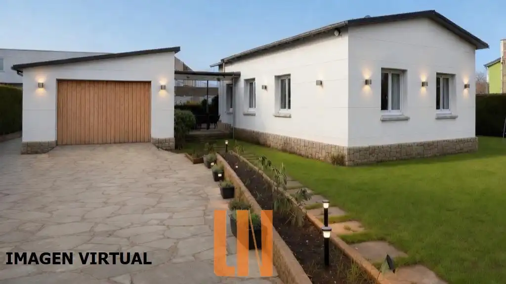 Exterior view of Houses for sale in Oleiros  with Heating, Private garden and Parquet flooring