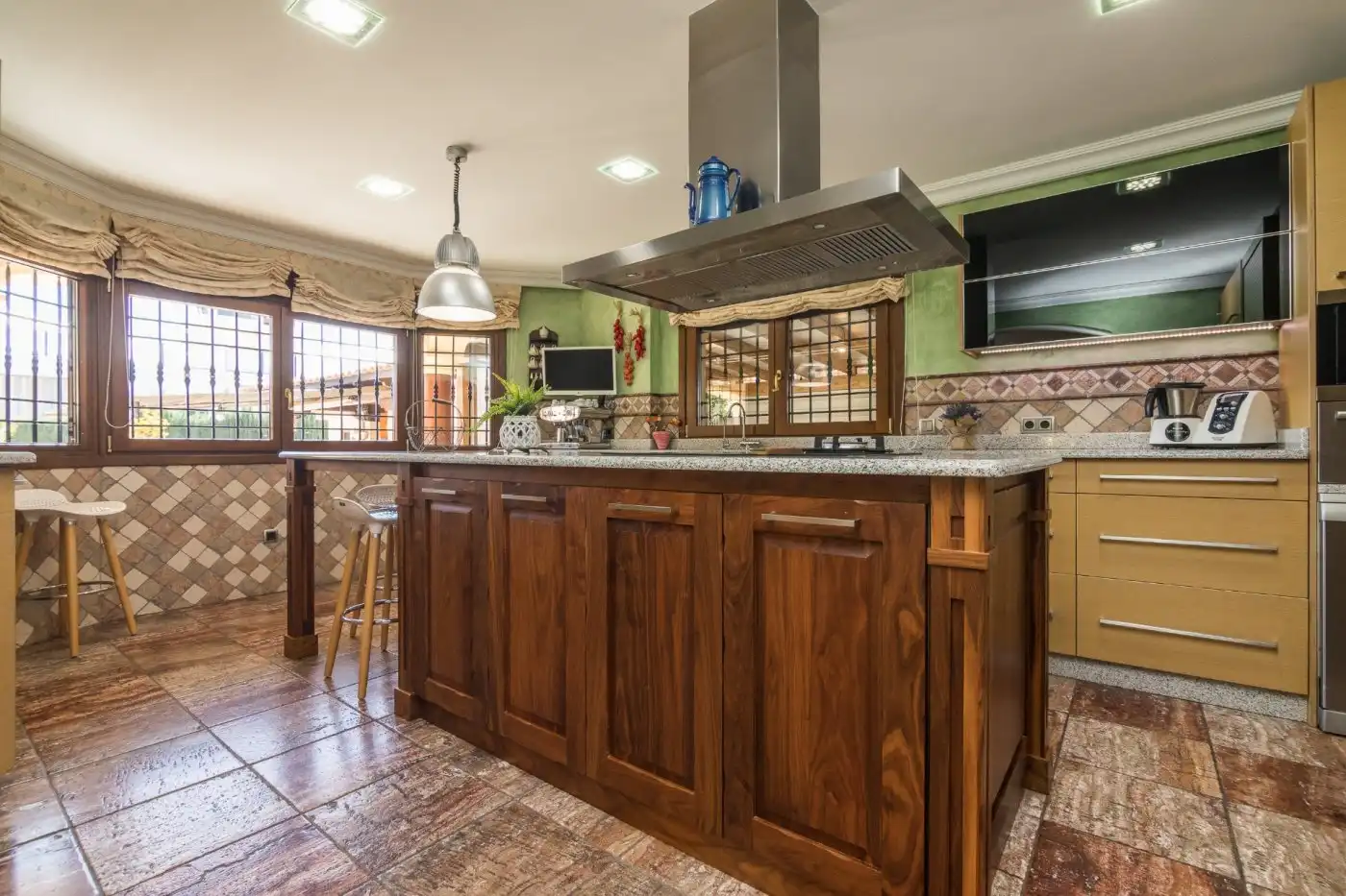Kitchen of Houses for sale in Elche / Elx  with Air Conditioner, Private garden and Terrace