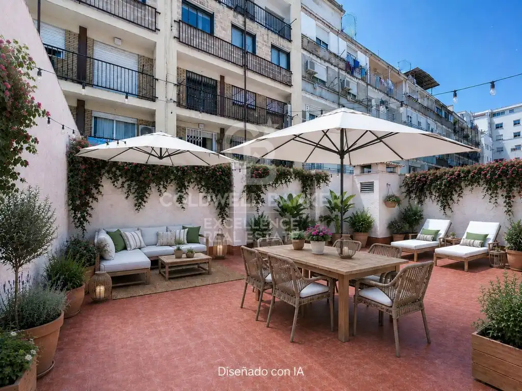 Terrace of Flat for rent in Valencia  with Terrace and Balcony