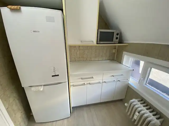 Cocina de Ático de alquiler en Madrid con Aire acondicionado, Calefacción y Lavadora