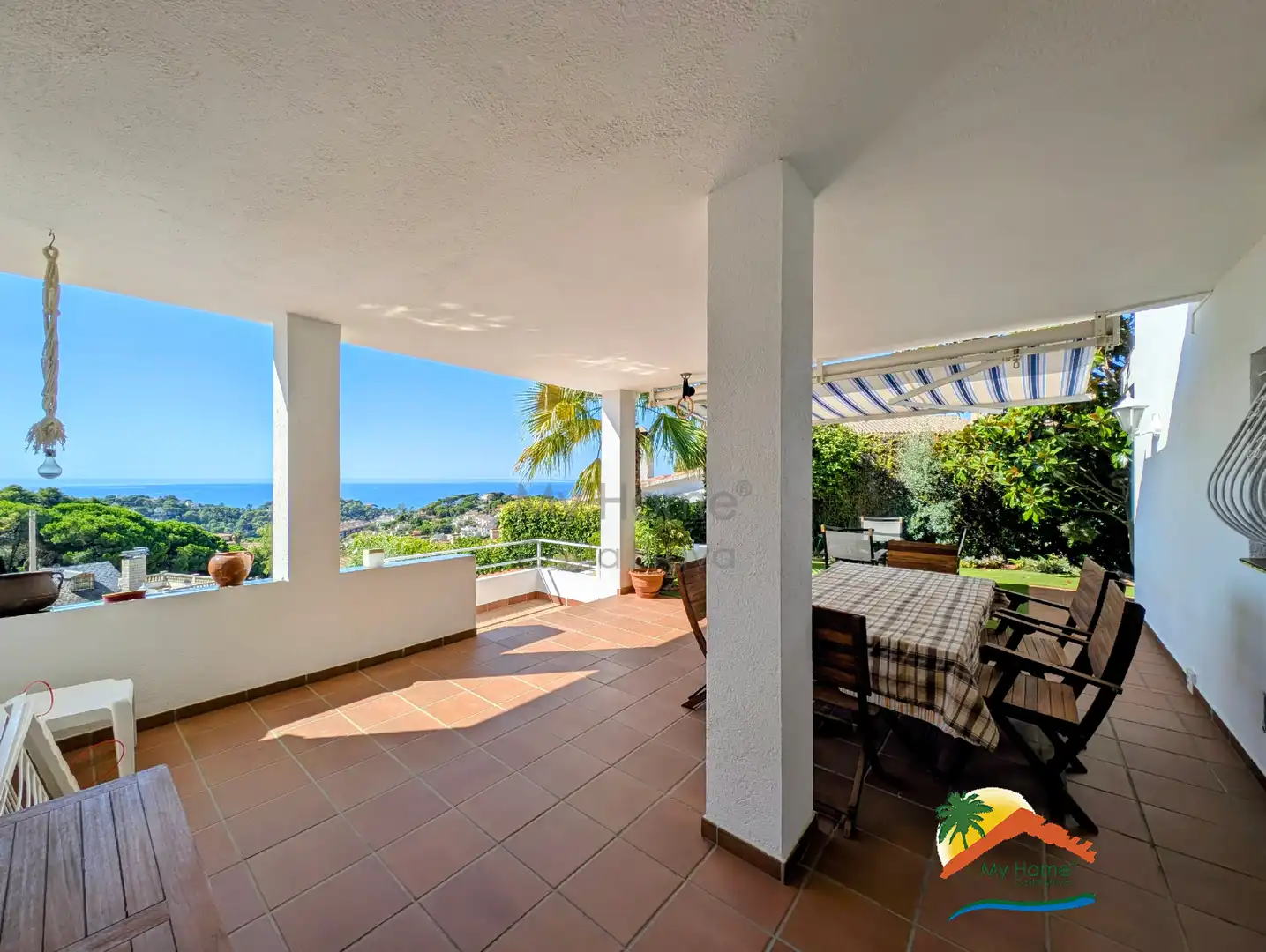 Terraza de Casa o chalet en venta en Lloret de Mar con Aire acondicionado, Calefacción y Jardín privado