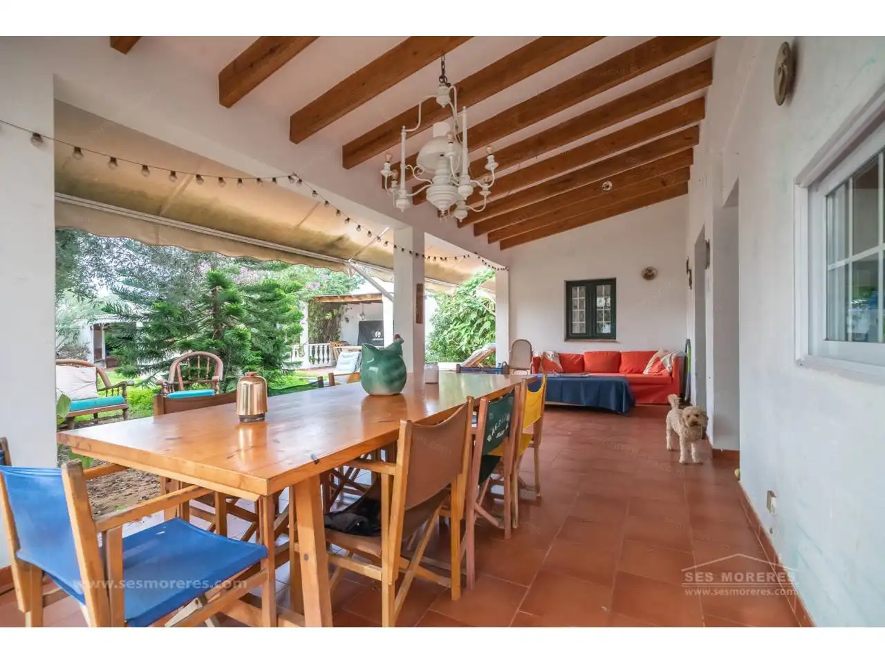 Terrasse von Country house zum Verkauf in Maó - Mahón mit Klimaanlage, Heizung und Privatgarten