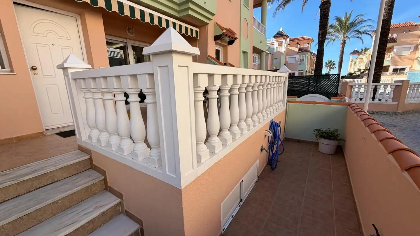 Balcony of Duplexes for sale in La Manga del Mar Menor  with Air Conditioner, Heating and Terrace