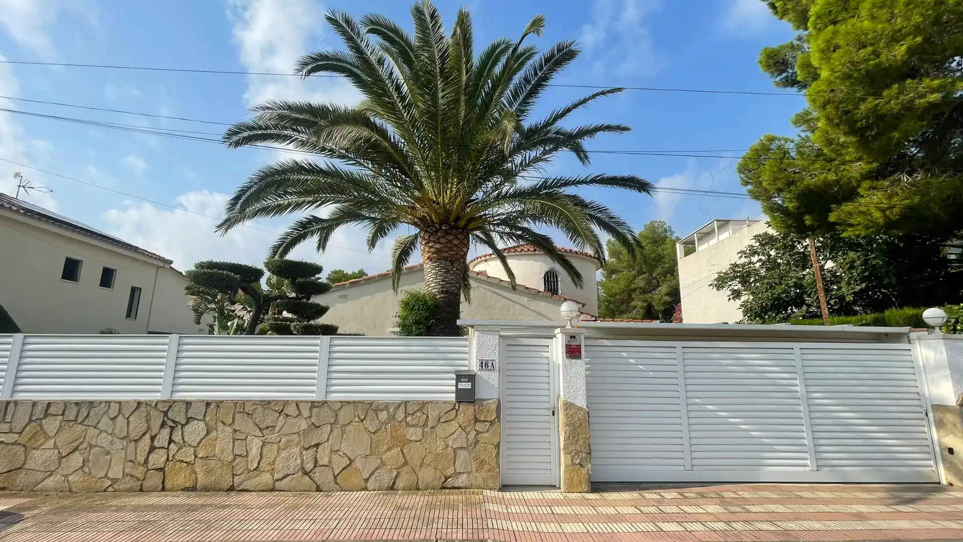 Vista exterior de Casa o chalet en venta en L'Ametlla de Mar  con Aire acondicionado, Jardín privado y Piscina