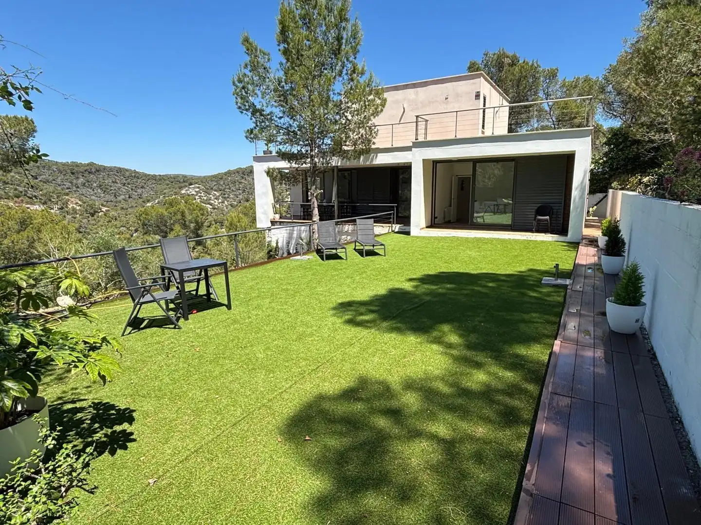 Terrassa de Casa o xalet en venda en Cubelles amb Calefacció, Jardí privat i Terrassa