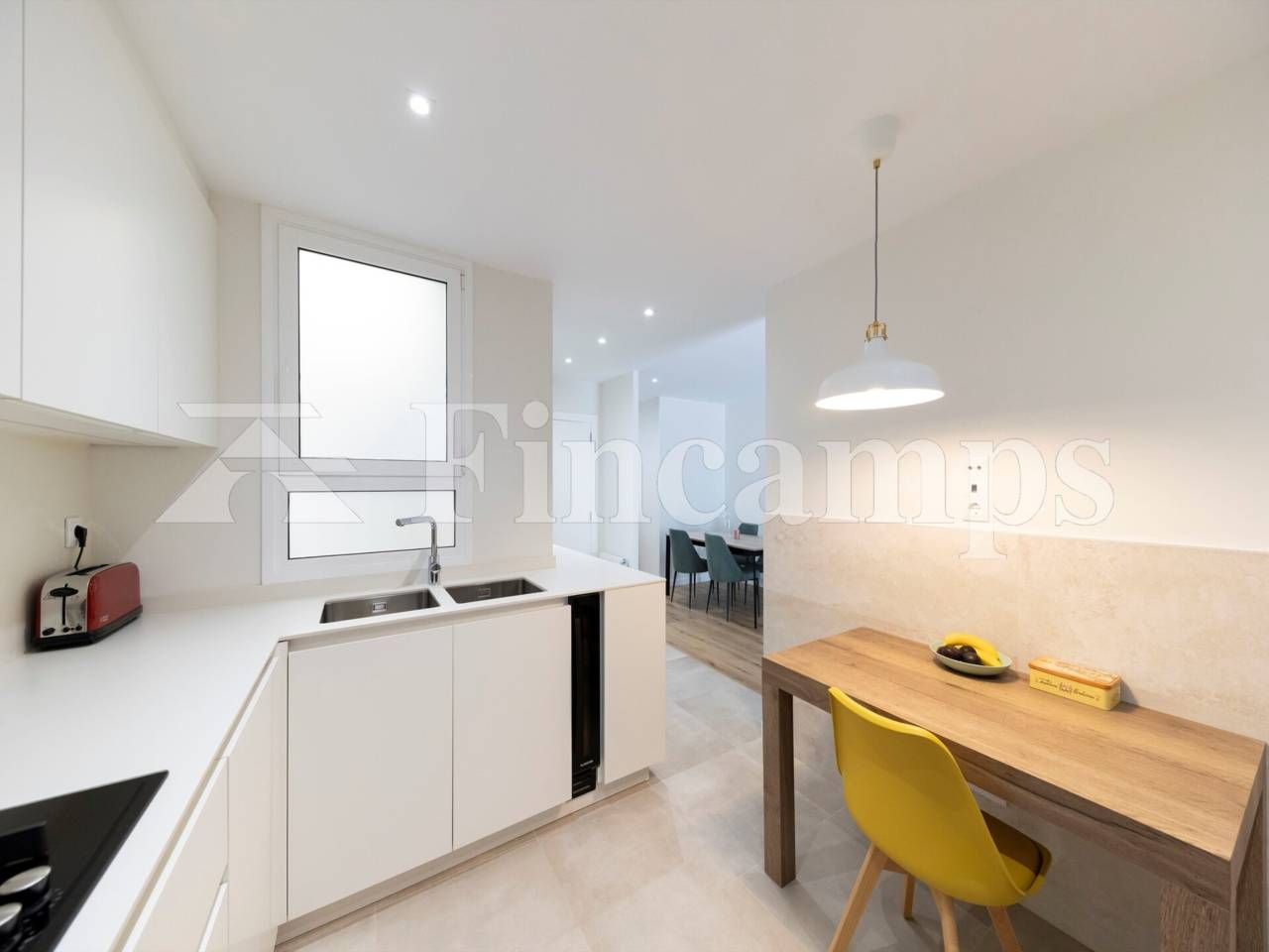 Kitchen of Flat for sale in Sabadell  with Heating, Parquet flooring and Balcony