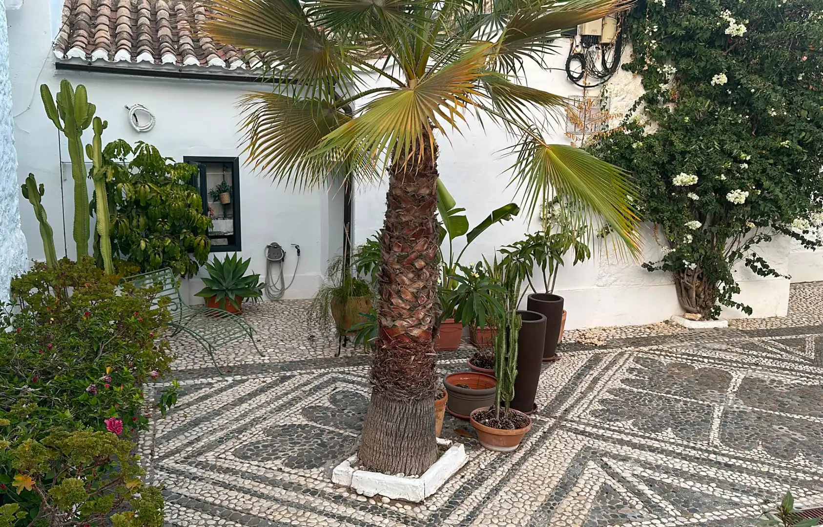 Jardí de Casa adosada de lloguer en Marbella amb Aire condicionat, Terrassa i Traster