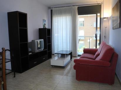 Living room of Flat for sale in Sant Feliu de Guíxols  with Terrace and Furnished