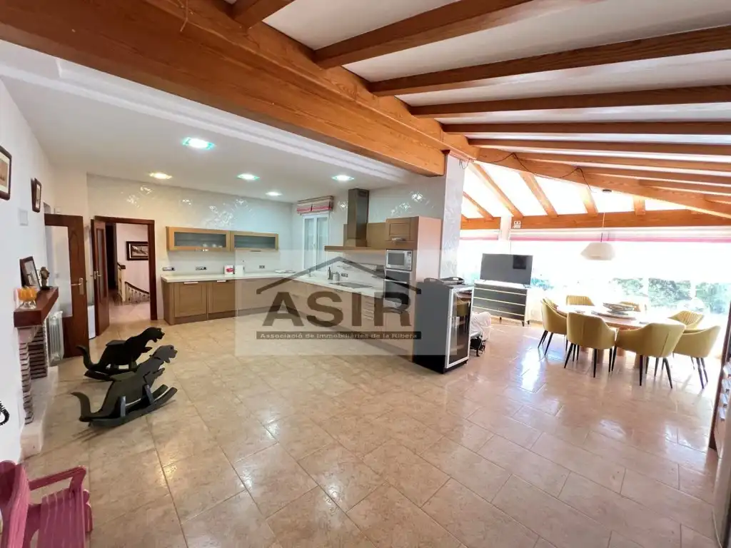 Sala de estar de Casa o chalet en venta en Alzira con Aire acondicionado, Terraza y Piscina
