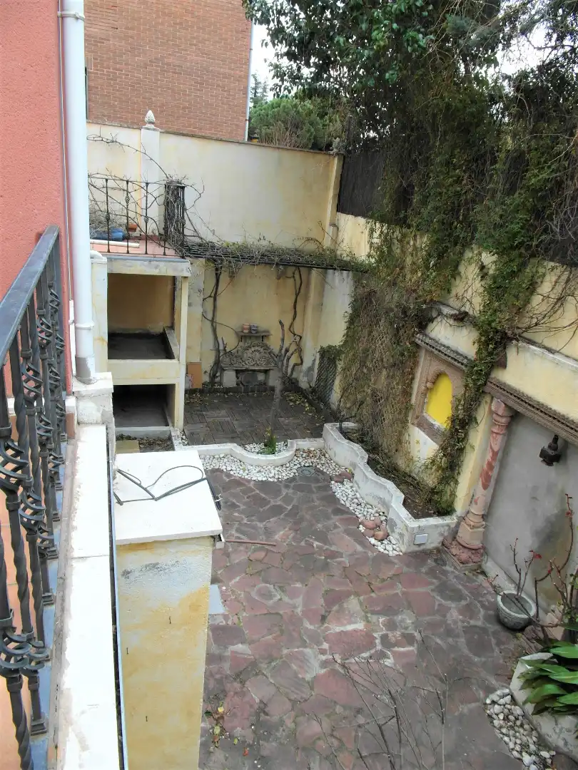Terraza de Casa adosada en venta en Madrid con Aire acondicionado, Calefacción y Jardín privado
