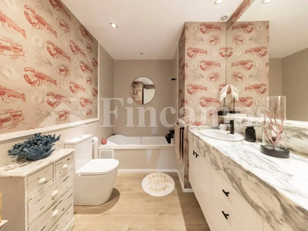 Bathroom of Attic for sale in Sabadell  with Air Conditioner, Heating and Parquet flooring