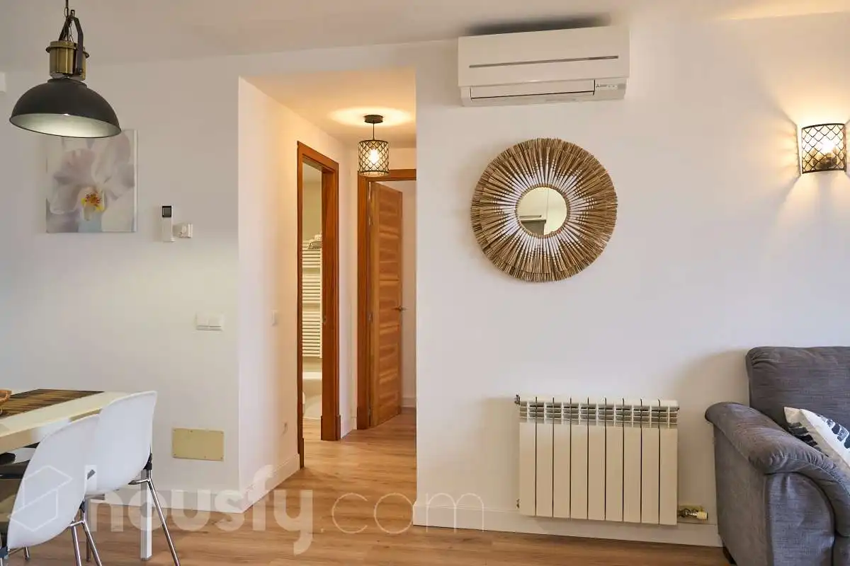 Wohnzimmer von Wohnung zum Verkauf in  Palma de Mallorca mit Klimaanlage, Heizung und Privatgarten