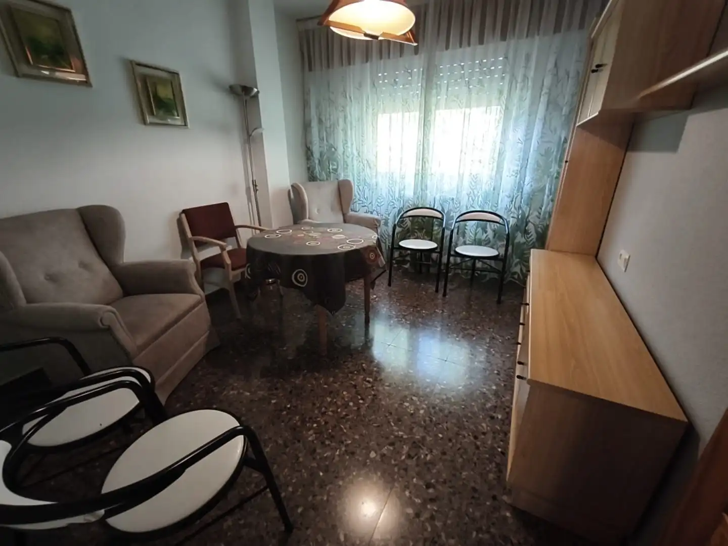 Sala d'estar de Pis en venda en Albacete amb Aire condicionat, Calefacció i Moblat