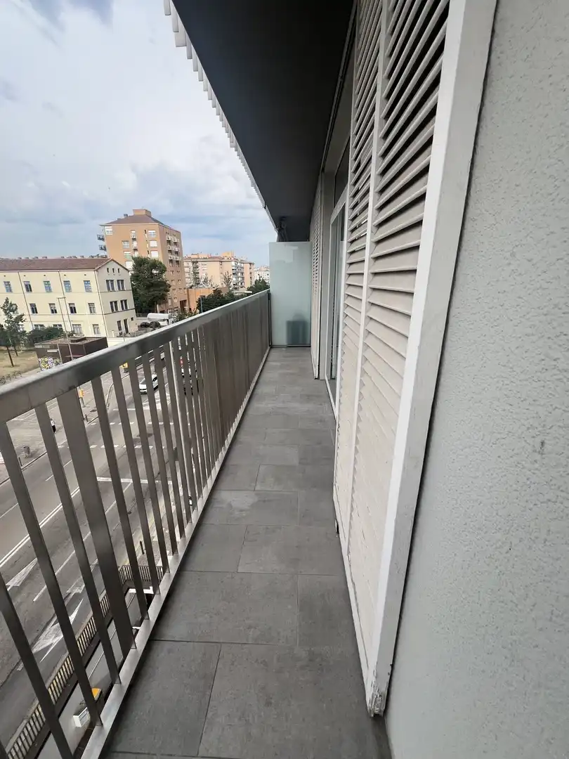 Terraza de Piso de alquiler en Girona con Calefacción, Terraza y Trastero