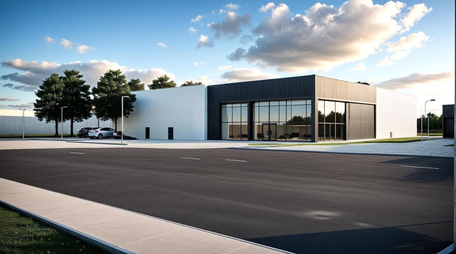 Vista exterior de Nave industrial en venta en Palafolls