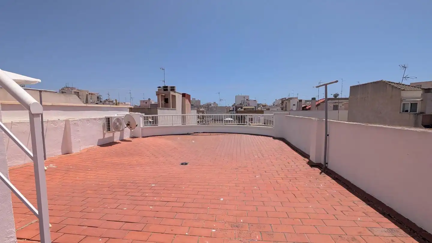 Terrace of Flat for sale in Santa Pola  with Air Conditioner, Terrace and Furnished