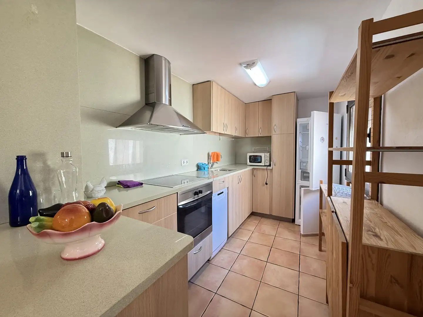 Küche von Wohnung zur Miete in Roses mit Klimaanlage, Möbliert und Ofen