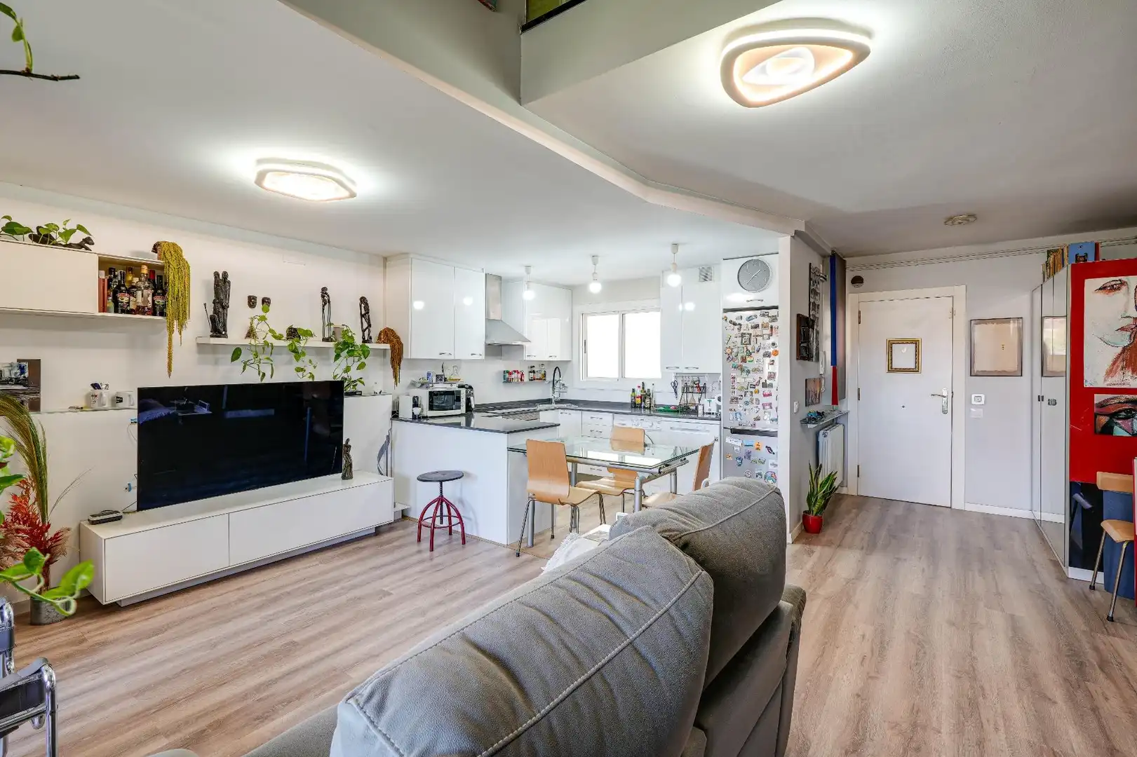 Cuina de Pis en venda en Barcelona amb Aire condicionat, Parquet i Terrassa