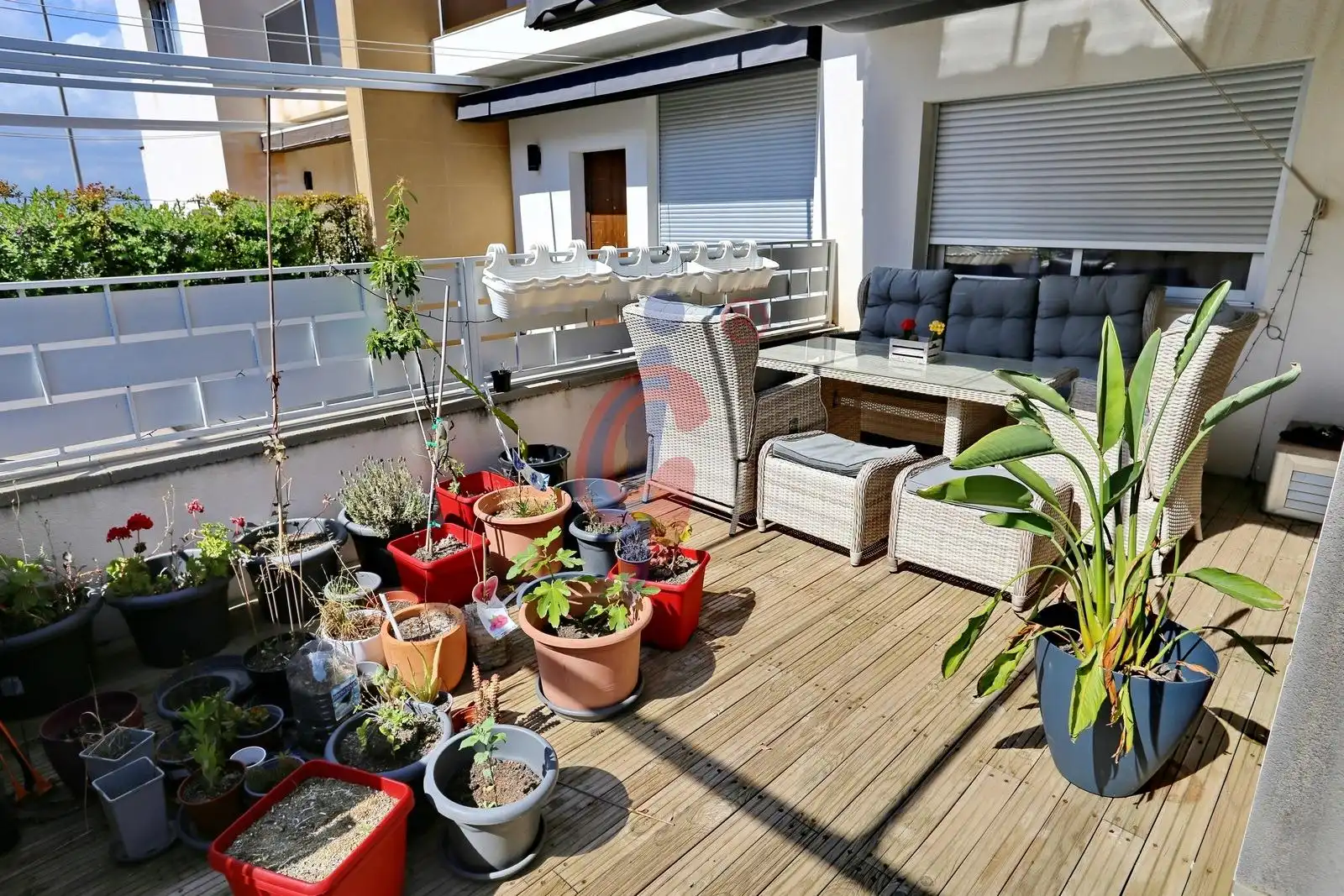 Terraza de Apartamento en venta en Guardamar del Segura con Aire acondicionado, Jardín privado y Terraza