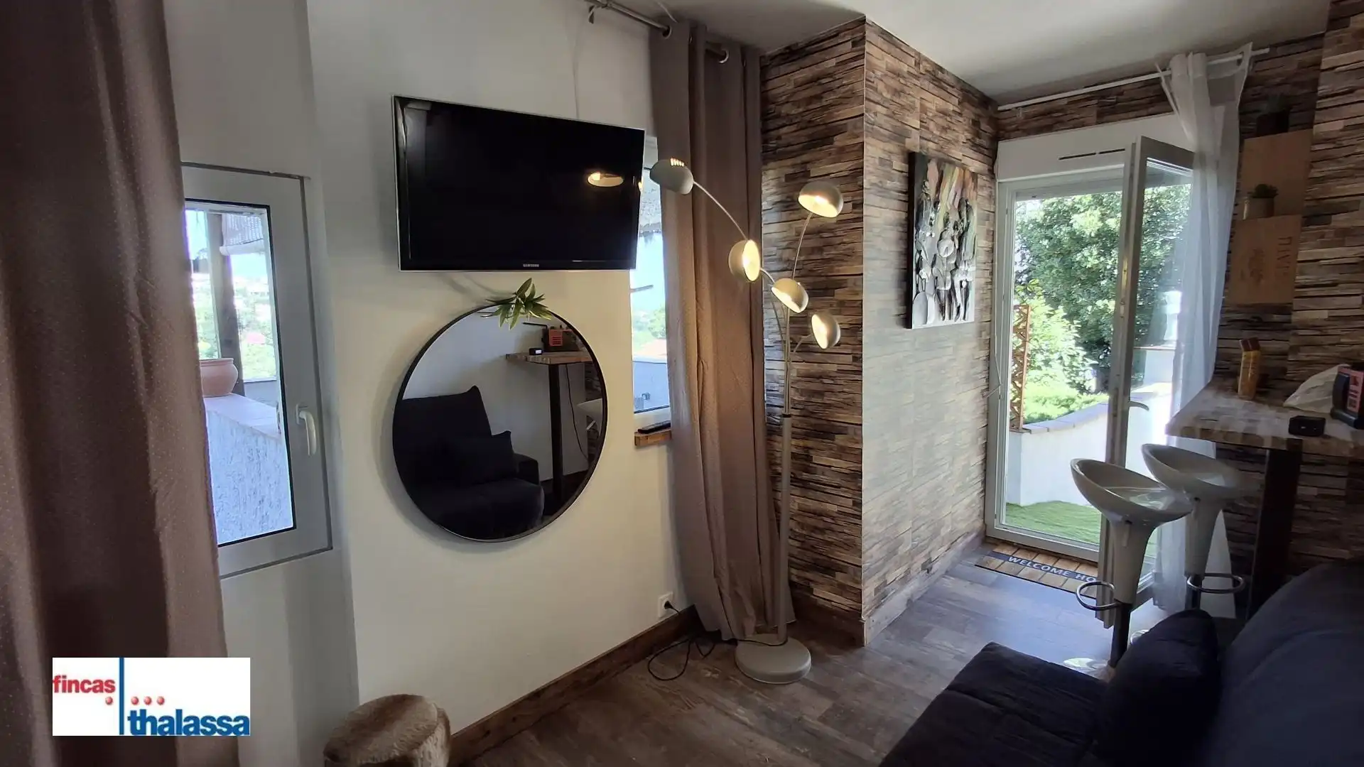 Sala d'estar de Casa o xalet en venda en Lloret de Mar amb Aire condicionat, Calefacció i Jardí privat