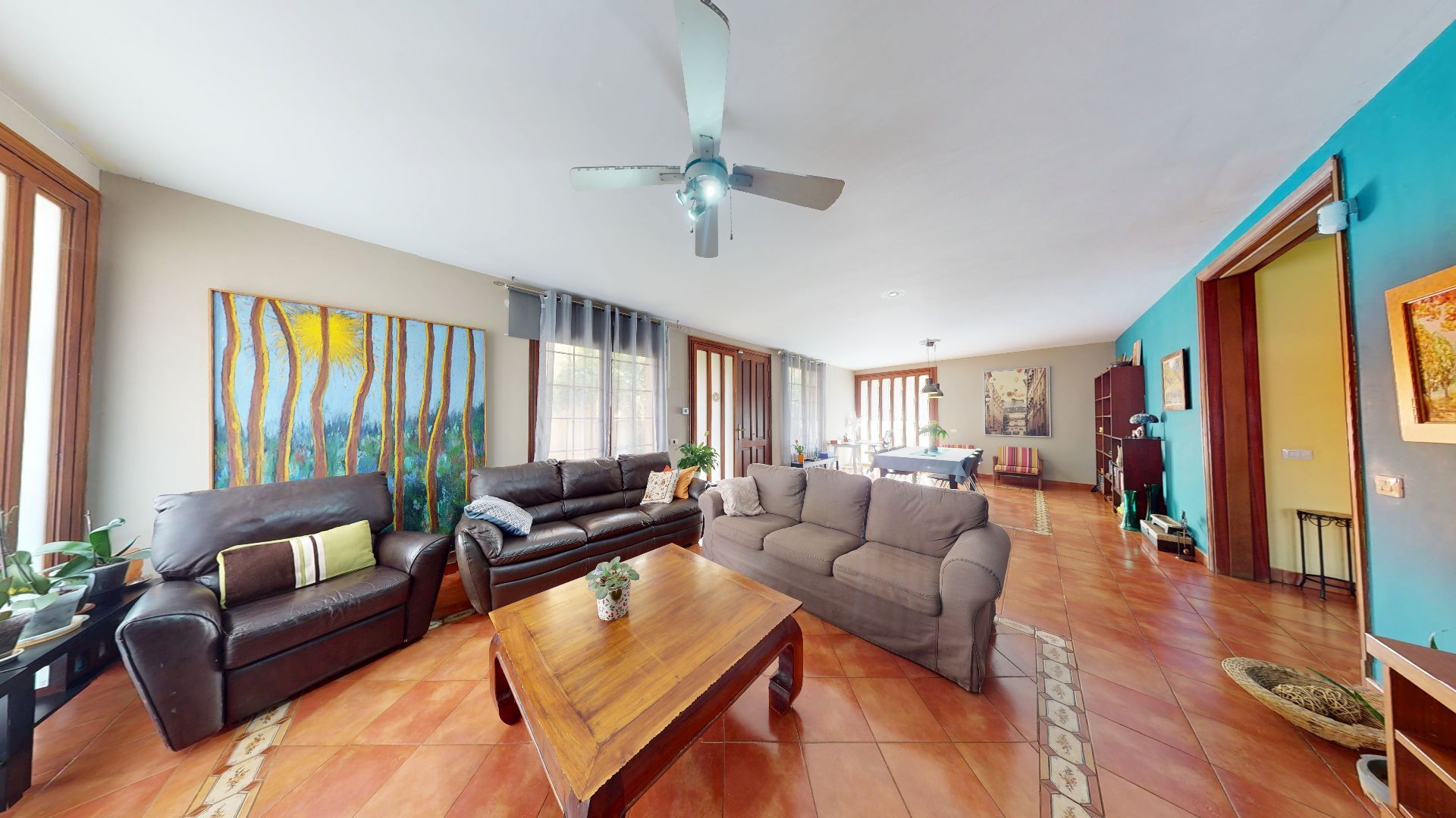 Sala d'estar de Casa o xalet en venda en Tegueste amb Jardí privat i Terrassa