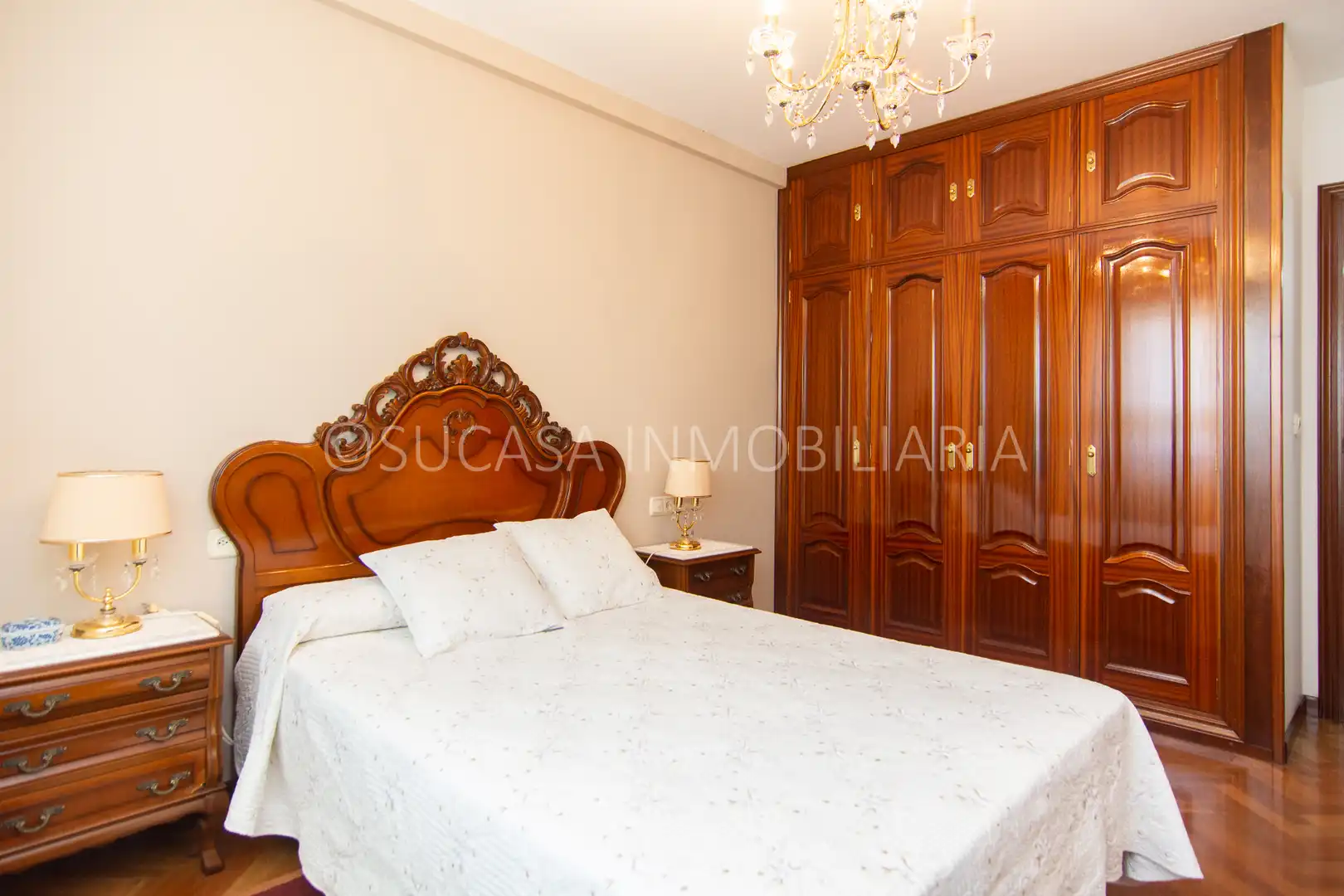 Bedroom of Detached homes for sale in Culleredo  with Air Conditioner, Heating and Parquet flooring