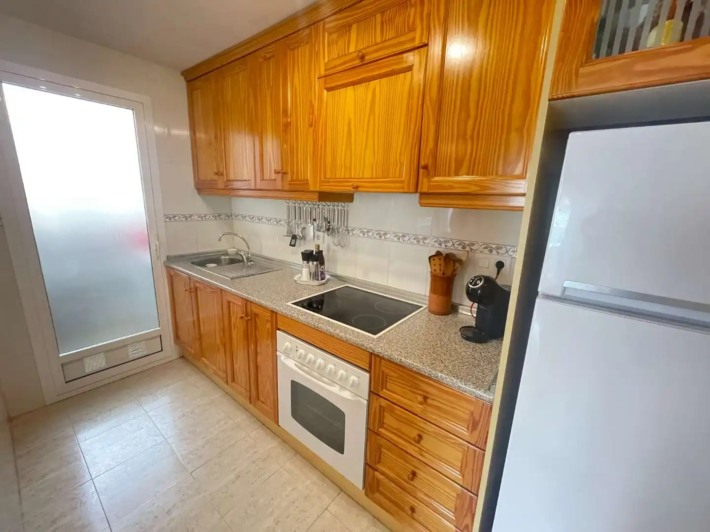Cocina de Apartamento en venta en Orihuela con Aire acondicionado, Terraza y Piscina