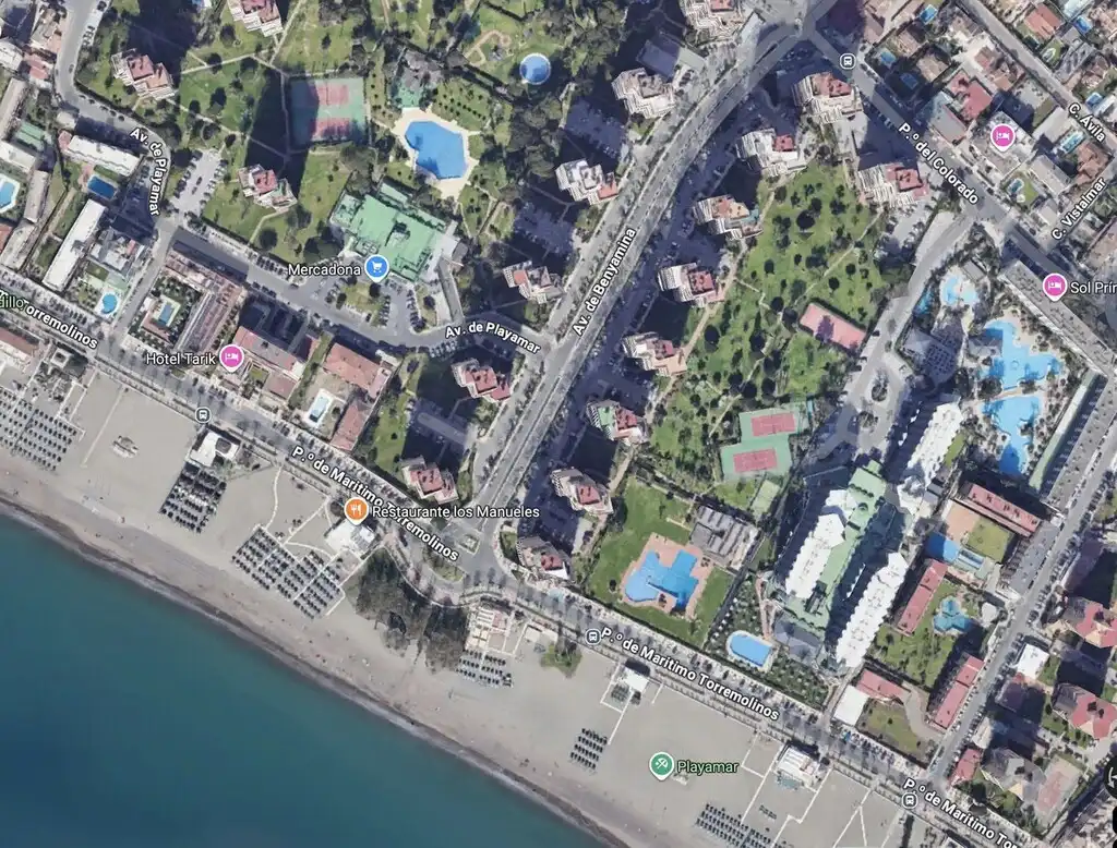 Außenansicht von Maisonette zum Verkauf in Torremolinos mit Klimaanlage, Terrasse und Möbliert