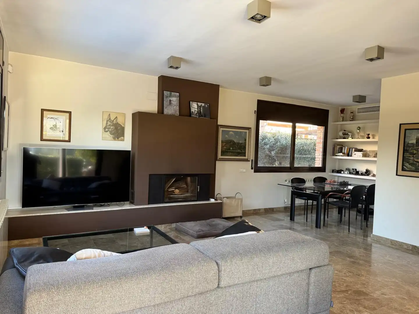 Sala d'estar de Casa adosada en venda en Sant Antoni de Vilamajor amb Aire condicionat, Calefacció i Parquet