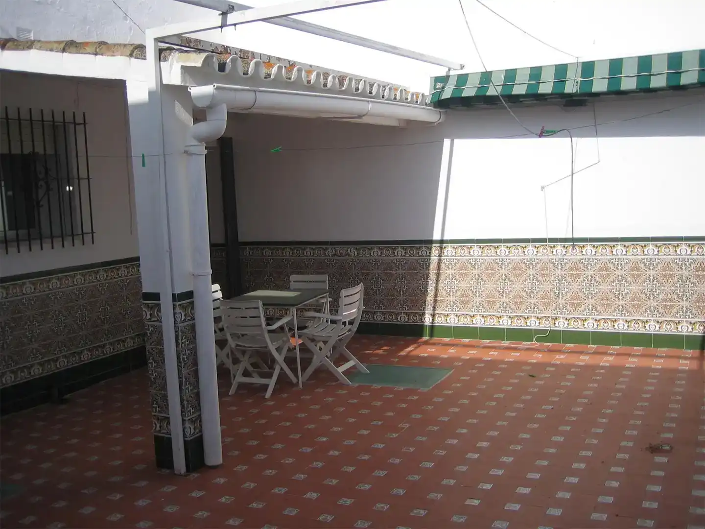 Terrasse von Wohnung zur Miete in Paterna de Rivera mit Möbliert, Waschmaschine und Mikrowelle