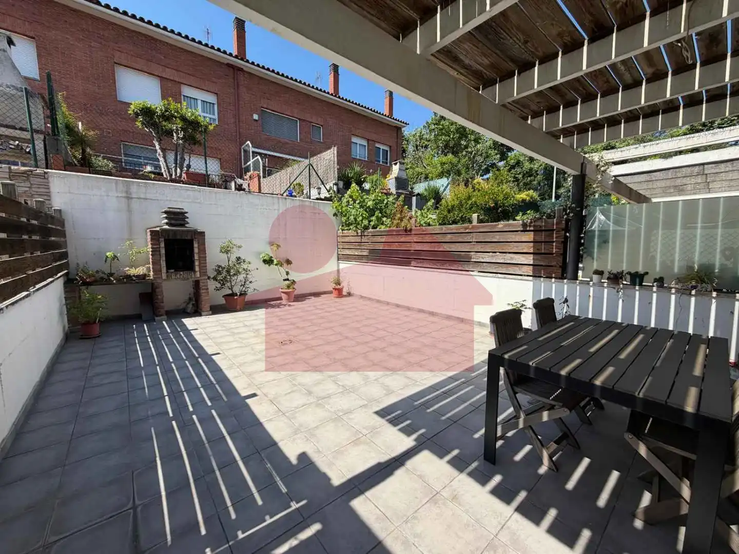Terrassa de Casa adosada en venda en Mollet del Vallès amb Aire condicionat, Calefacció i Jardí privat