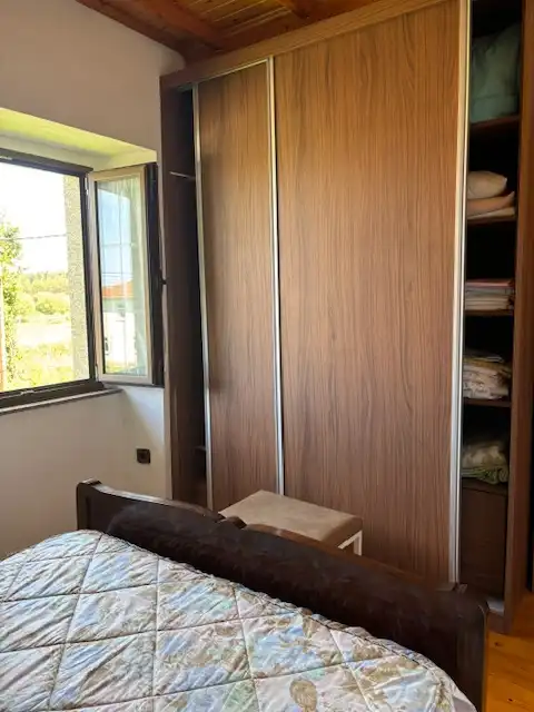 Dormitori de Casa o xalet de lloguer en Valdoviño amb Moblat, Forn i Rentadora