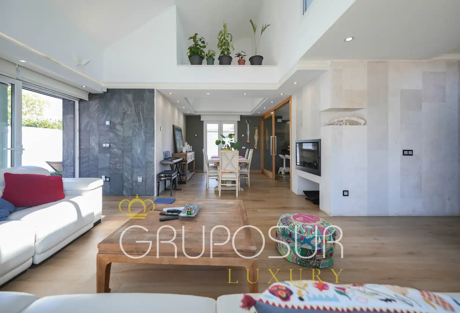 Sala de estar de Casa o chalet en venta en Valladolid con Aire acondicionado, Calefacción y Jardín privado