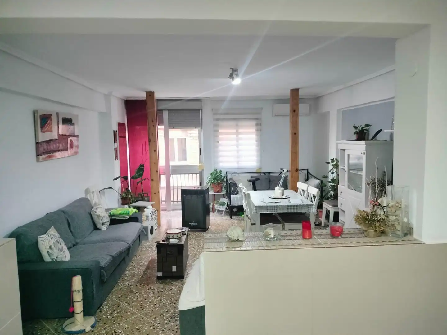 Living room of Flat for sale in Valencia  with Furnished